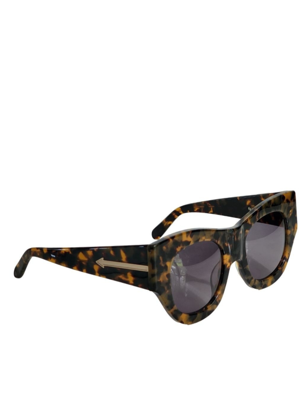 KAREN WALKER Faithful Oversized Cat Eye Tortoiseshell Sunglasses NEW 1401520